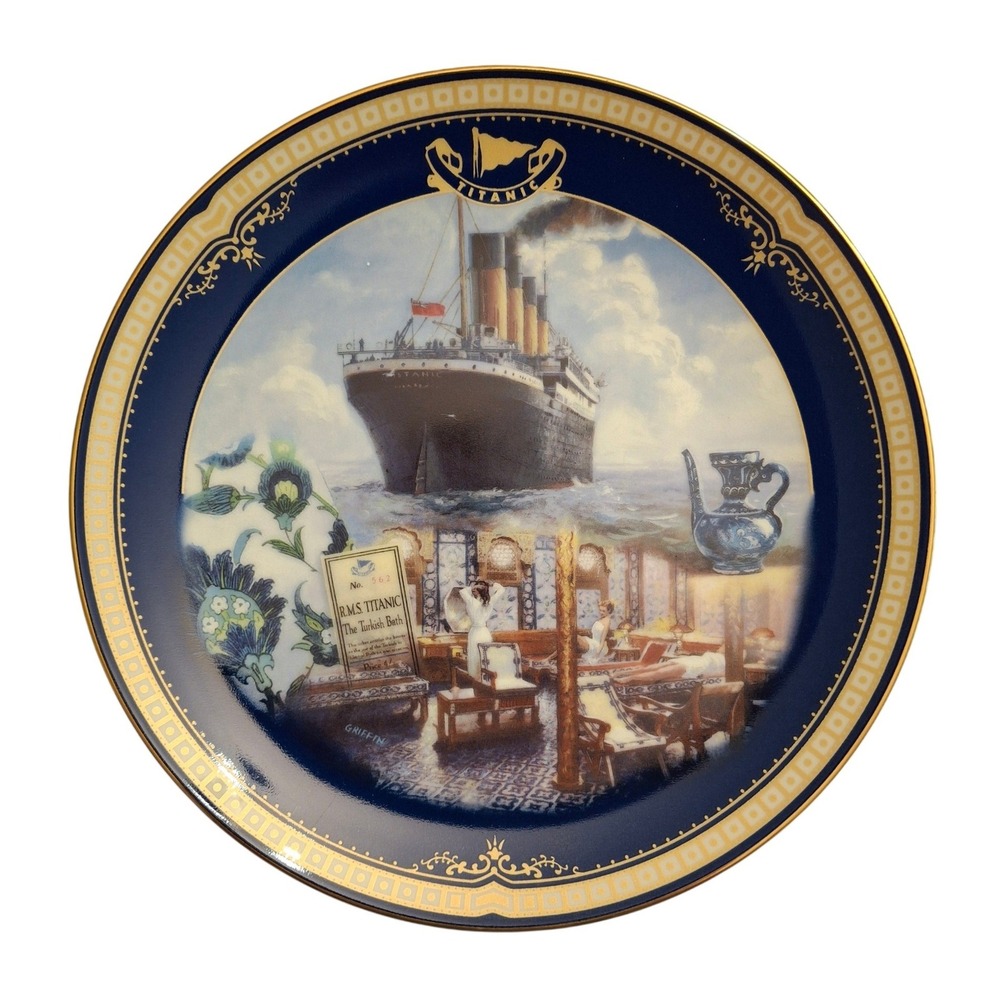 Bradford Exchange Titanic The Turkish Bath Collector Plate 1999 COA